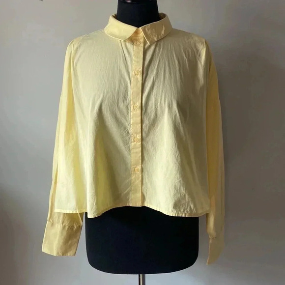 Vera Moda |  Gittana LS Crop Shirt - Picture 7 of 11